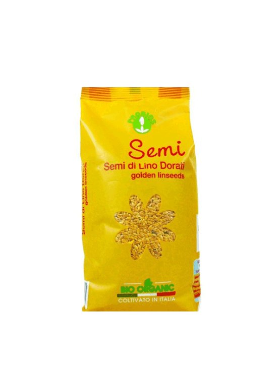 Probios organic golden linseed without gluten in a packaging of 500g