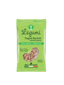 Probios gluten free brown borlotti beans in a packaging of 400g