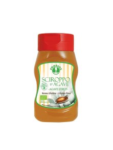 Probios gluten free agave syrup in a dispensing bottle of 380g