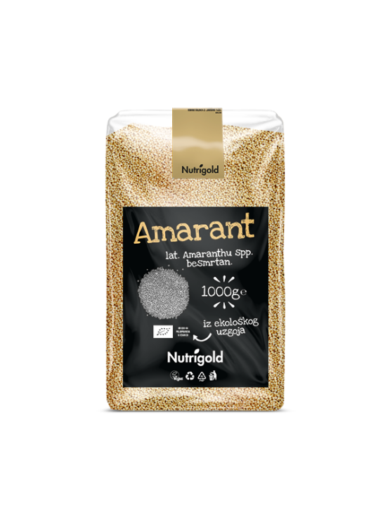 Amaranth, ecologically cultivated in a plastic package, 1000 grams