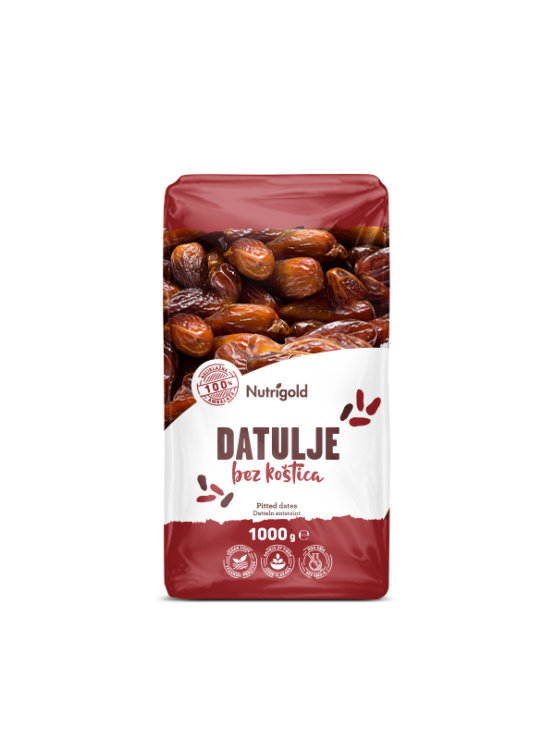 Nutrigold Pitted Dates in a packaging of 1000g