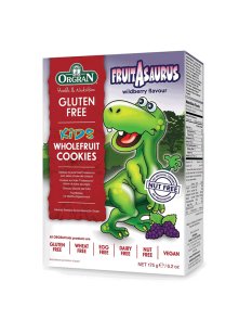 Dinosaur Shaped Cookies with Berries 175g Orgran