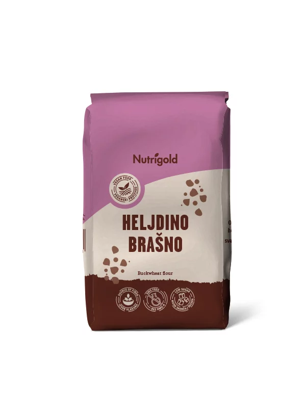 Nutrigold buchwheat flour in a packaging of 500g