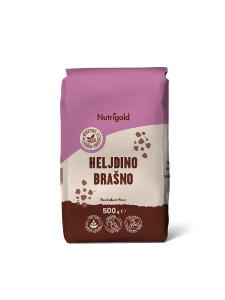 Nutrigold buchwheat flour in a packaging of 500g