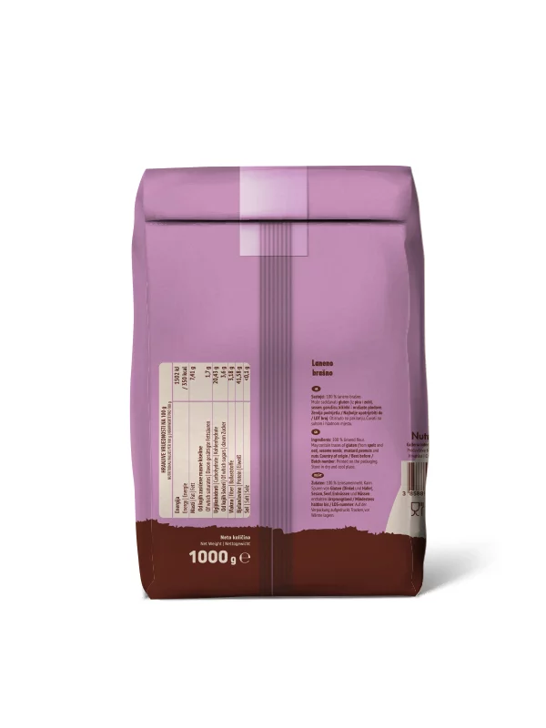 Linseed Flour 1000g Nutrigold