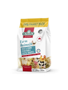 Rice & Corn Vegetable Pasta - Farm Animals 350g Orgran