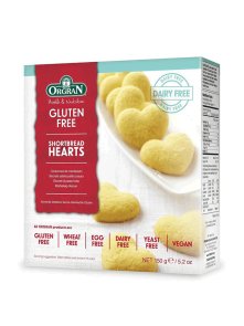 Heart Shaped Vanilla Biscuits - Organic 150g Orgran