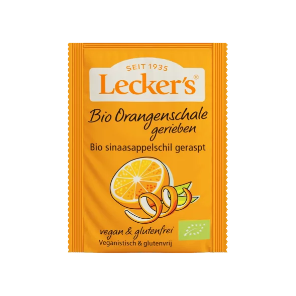 Grated Orange Zest - Organic 15g Lecker's