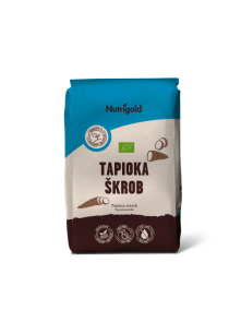 Nutrigold organic tapioca starch in a paper packaging of 1000g