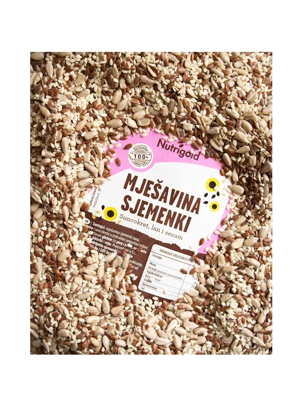 Nutrigold seed mix in a packaging of 750g