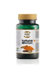 Turmeric 95% Extract & BioPerine 60 capsules -Hug Your Life