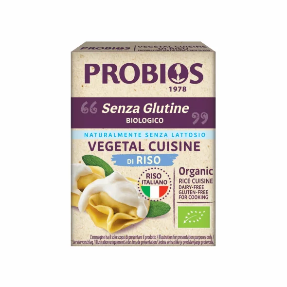 Probios rice cooking cream in a packaging of 200ml