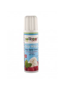 Soyatoo whipped cream in a spaying container of 250ml