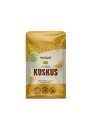 Nutrigold organic whole grain couscous in a transparent packaging of 1kg