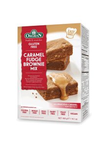Caramel Fudge Brownie Mix 400g Orgran