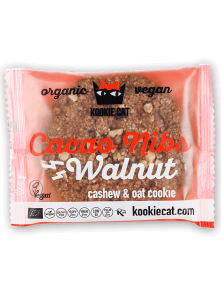 Cocoa Nibs & Walnut Cookie - Organic 50g Kookie Cat