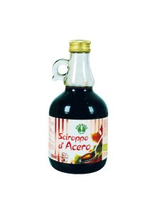 Probios organic maple syrup in a 250ml glass bottle