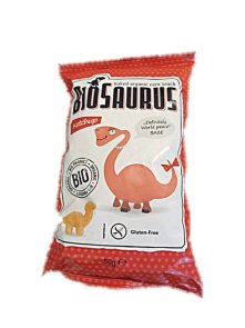 Biosaurus Corn Snack - Ketchup 50g Organic - Gluten Free