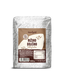 Nutrigold whole grain rice flour in a packaging of 1000g