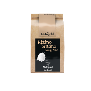 Nutrigold whole grain rice flour in a packaging of 1000g