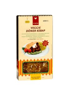 Viana organic veggie doner kebap in a cardboard packaging of 200g