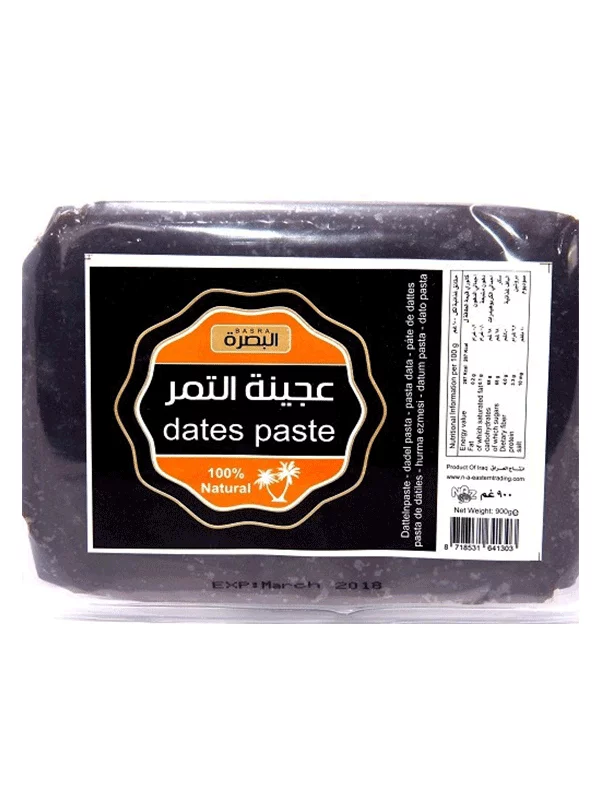 Basra pasta iz datljev v przorni embala