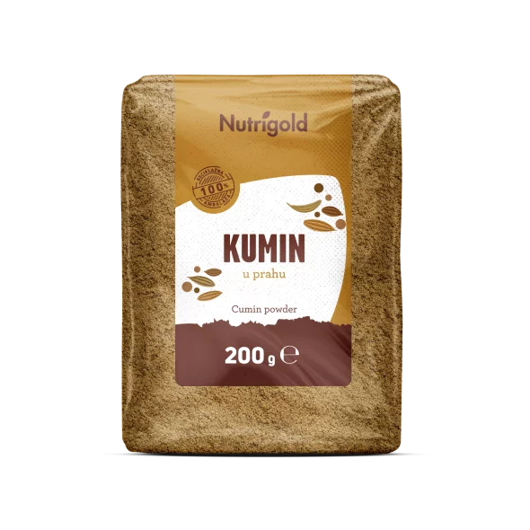 Nutrigold cumin powder in a packaging of 200g