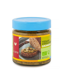 Viana organic savoy cabbage and cashew spread in a 180g glass jar