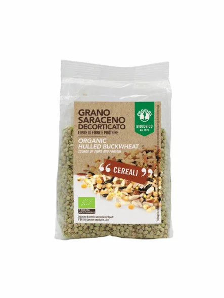 Probios organic hulled buckwheat in a 400g packaging