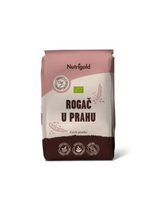 Nutrigold organic carob powder in a packaging of 500g
