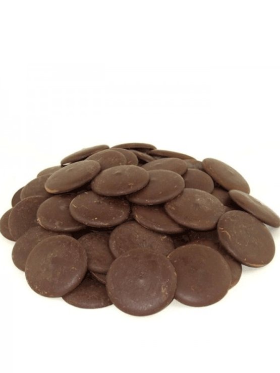 Nutrigold organic cocoa paste wafers in a cylinder shaped packaging of 200g