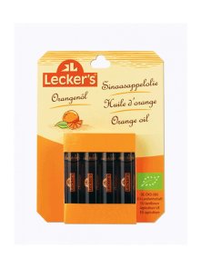 Orange Oil Cold Pressed - Organic 4x2ml Lecker´s