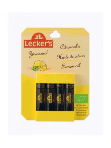 Organic Lemon Oil - Cold Pressed 4x2ml Lecker's