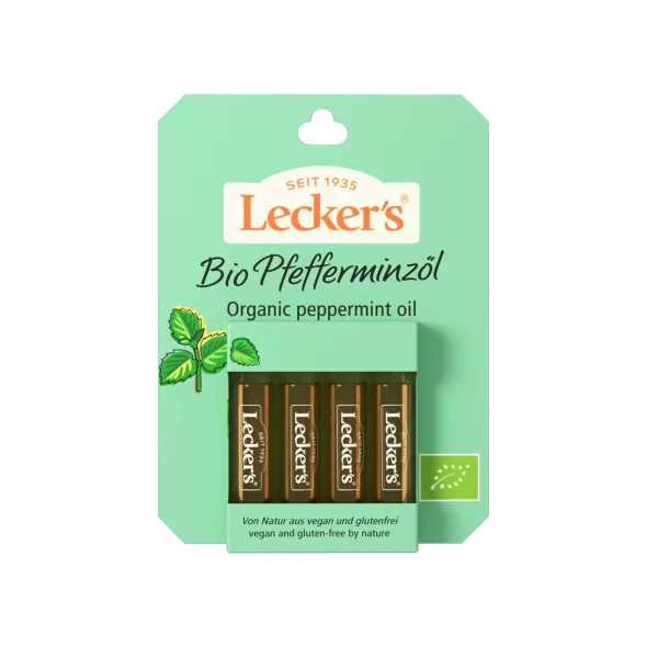 Peppermint Oil - Organic 4x2ml Lecker's