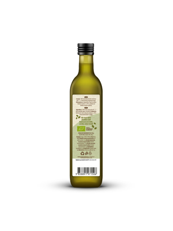 Nutrigold organic extra virgin olive oil in a bottle of 500ml