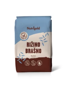 Nutrigold rice flour in a packaging of 1000g