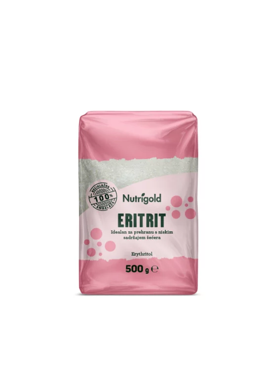 Eritritol GOLD 500 g - Alternativa natural al azúcar moreno con estevi :  .es: Alimentación y bebidas