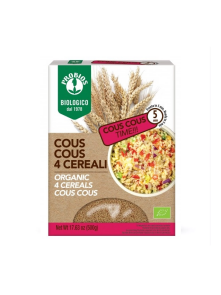 Probios 4 grain organic couscous in a packaging of 500g