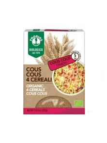 Probios 4 grain organic couscous in a packaging of 500g
