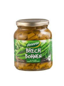 Green Beans in Water - Organic 340g Dennree