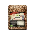 Nutrigold organic quinoa ''tricolor'' in a transparent packaging of 500g