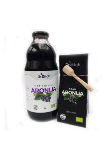 Aronia Juice 1L + Aronia Tea 100g Gratis OPG Brolich