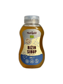 Nutrigold organic rice syrup in a plastic packaging of 350g