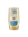 Nutrigold organic rice syrup in a transparent glass jar of 350g
