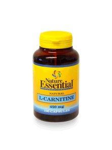 L-Carnitine 450mg - 100 Capsules Nature Essential