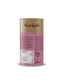 Nutrigold hydrolyzed collagen powder in a cylinder shaped packaging of 250g