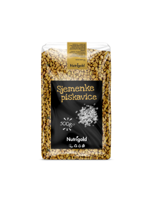 Nutrigold fenugreek seeds in a transparent packaging of 500g