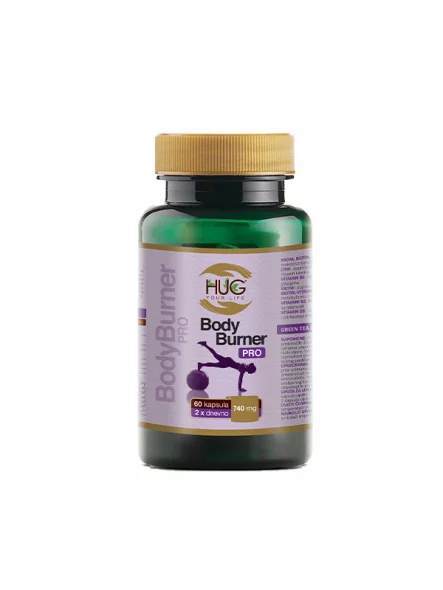 BodyBurner PRO for Stimulating Metabolism 740mg - 60 Capsules Hug Your Life