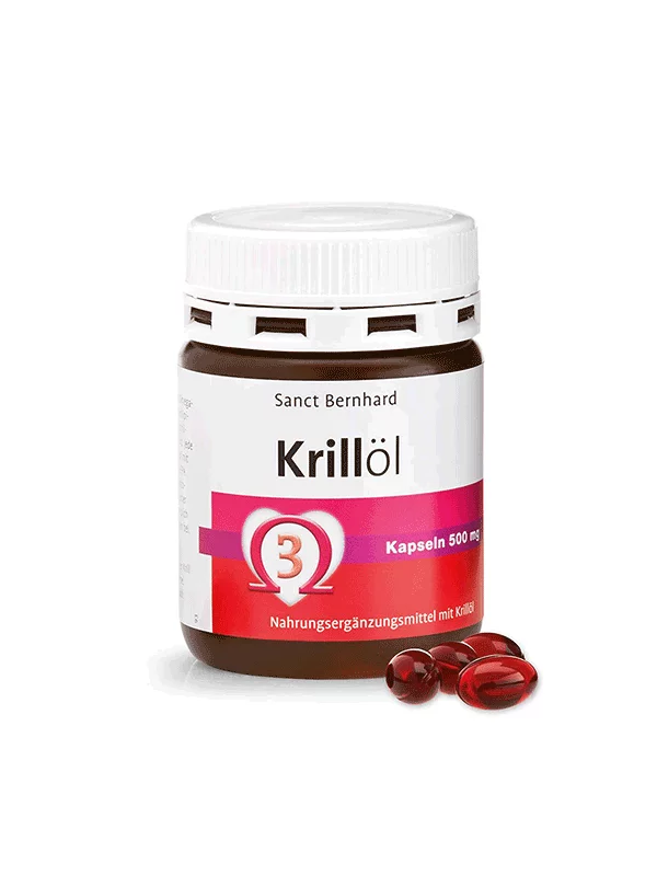 Krill Oil Capsules 500mg - 90 capsules Krauterhaus