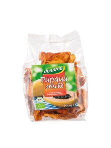 Dried Papaya - Organic 100g Dennree